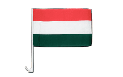 Autofahne Ungarn - Hungary - Magyarország