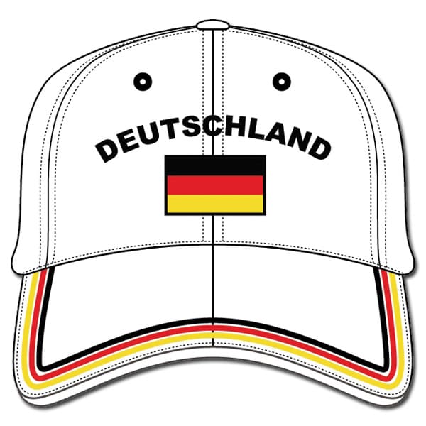 Cap Deutschland Pfeile weiß
