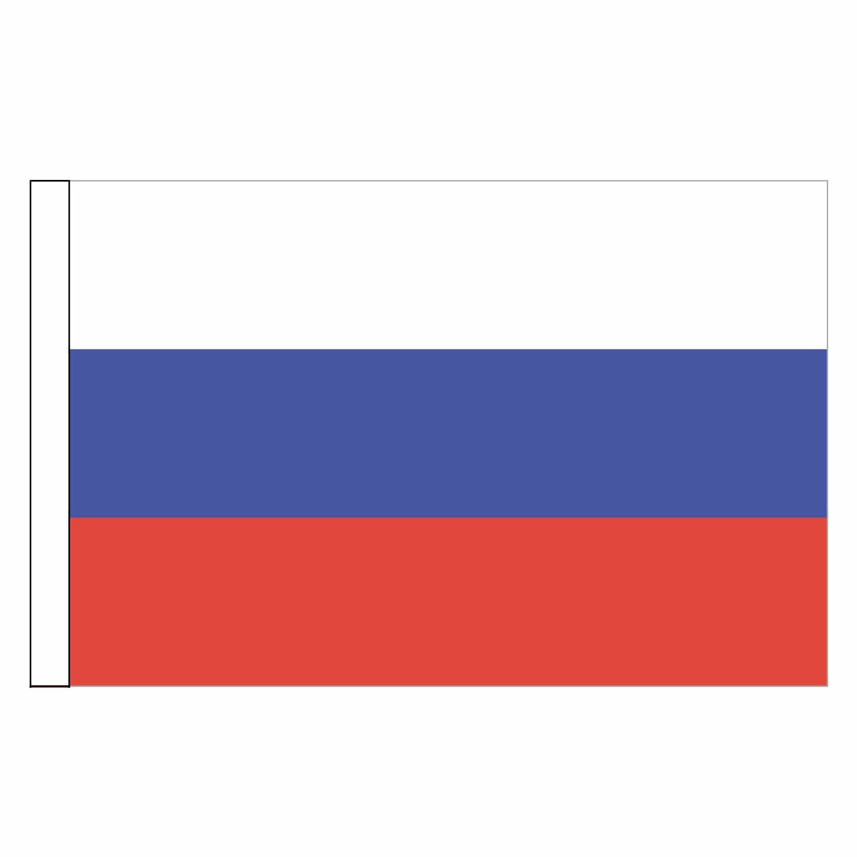 Seidenfahne Russland, 90x150 cm