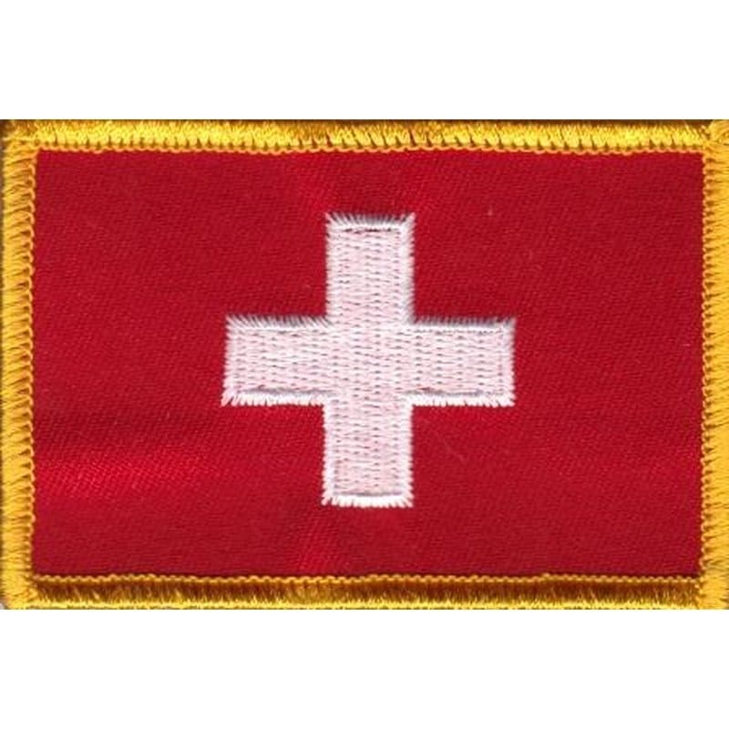 Aufnäher Schweiz, Fahne