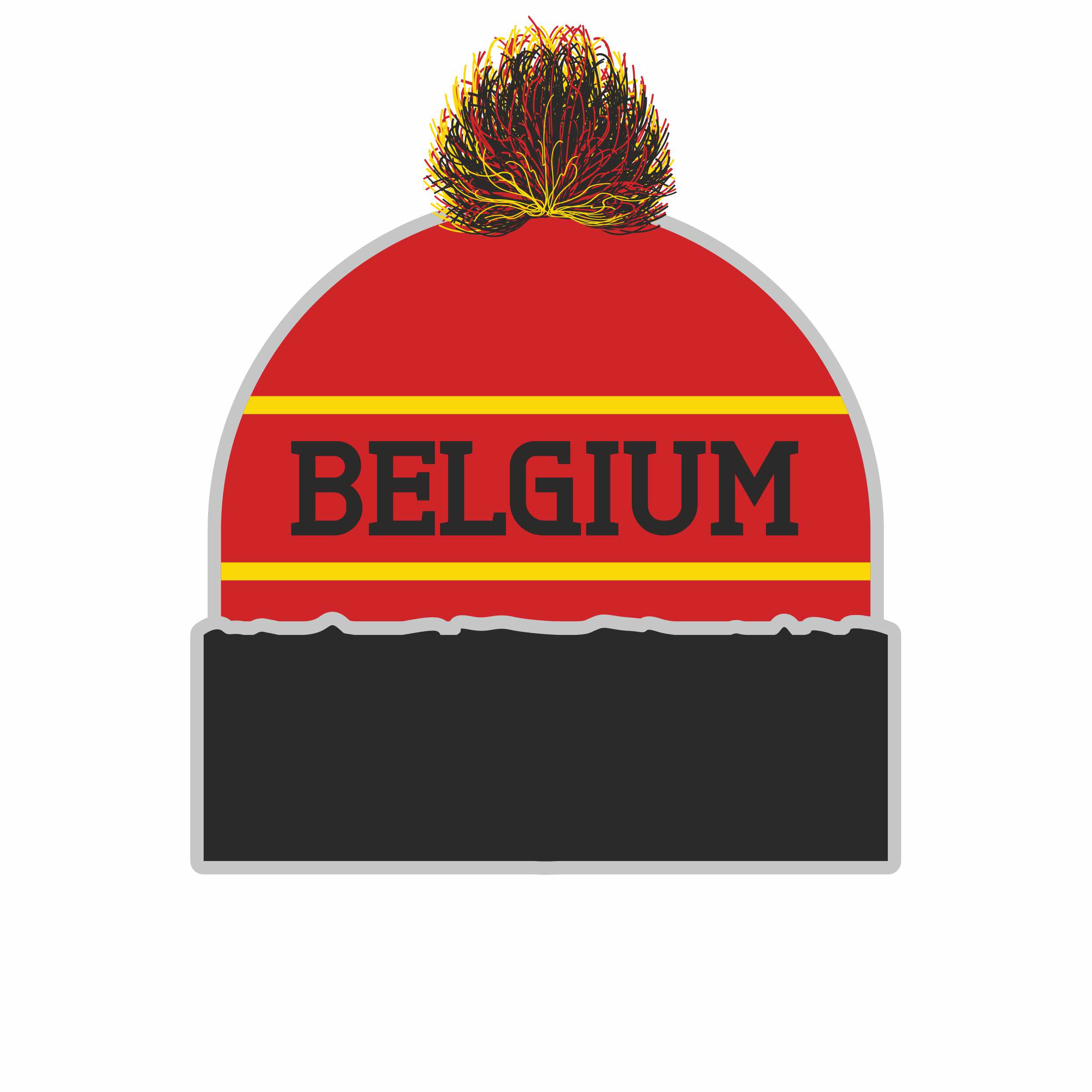 Pudelmütze Belgien
