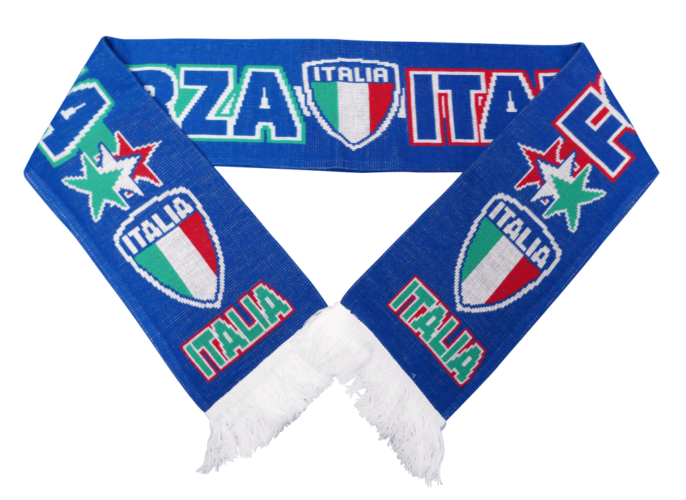 Schal Italien, blau Forza Italia