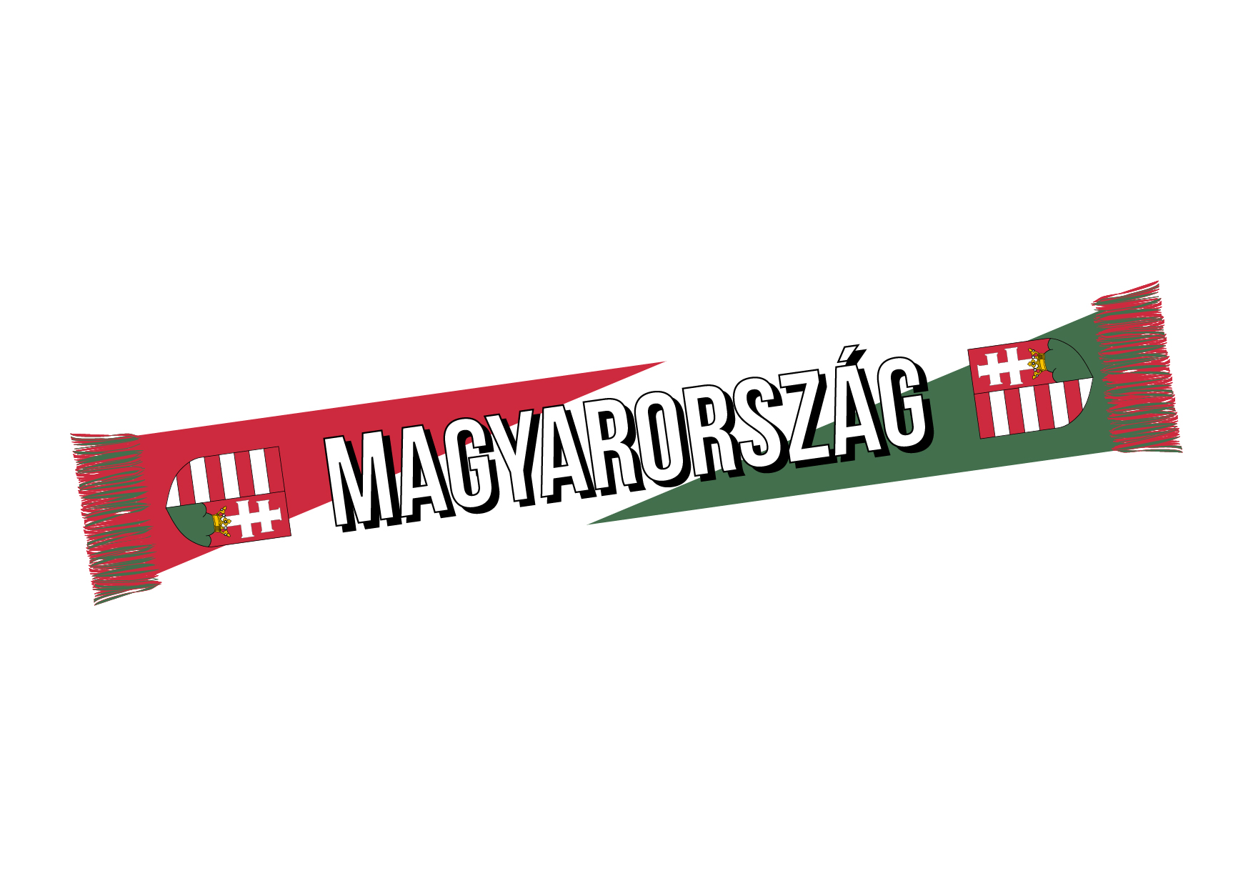 Schal Ungarn - Hungary - Magyarország