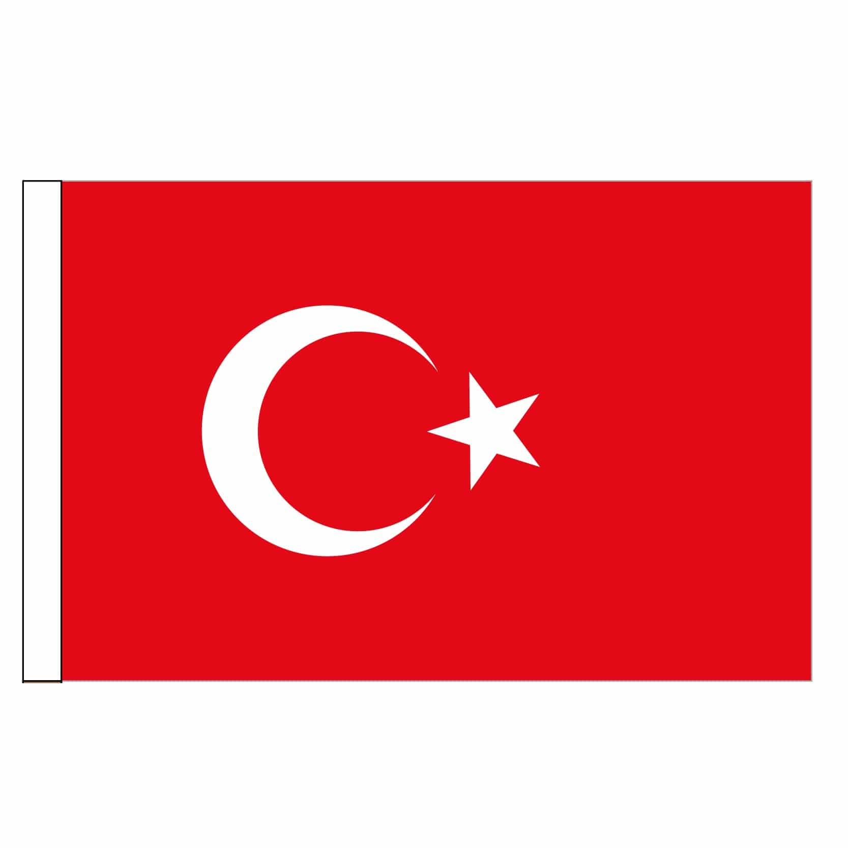 Seidenfahne Türkei 90x150 cm