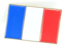 Pin Frankreich, Fahne