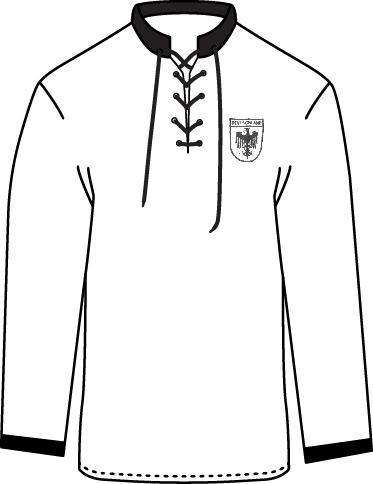 Retro Shirt Deutschland Langarm  Baumwolle