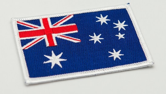 Aufnäher Australien, Fahne