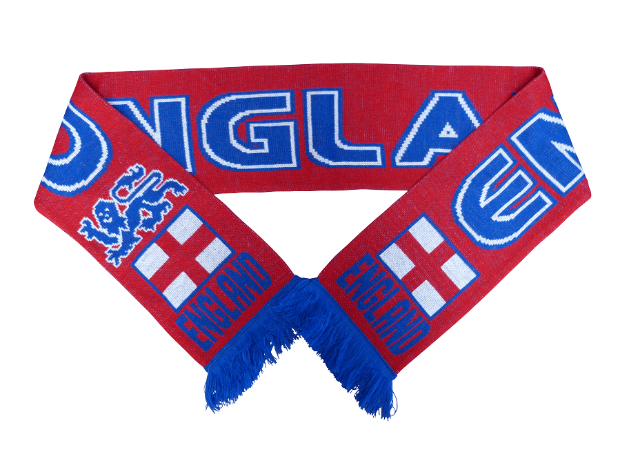 Schal England, rot