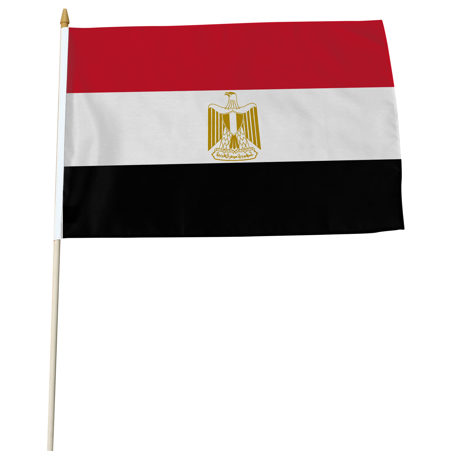 Stockfahne Ägypten 30x45 cm