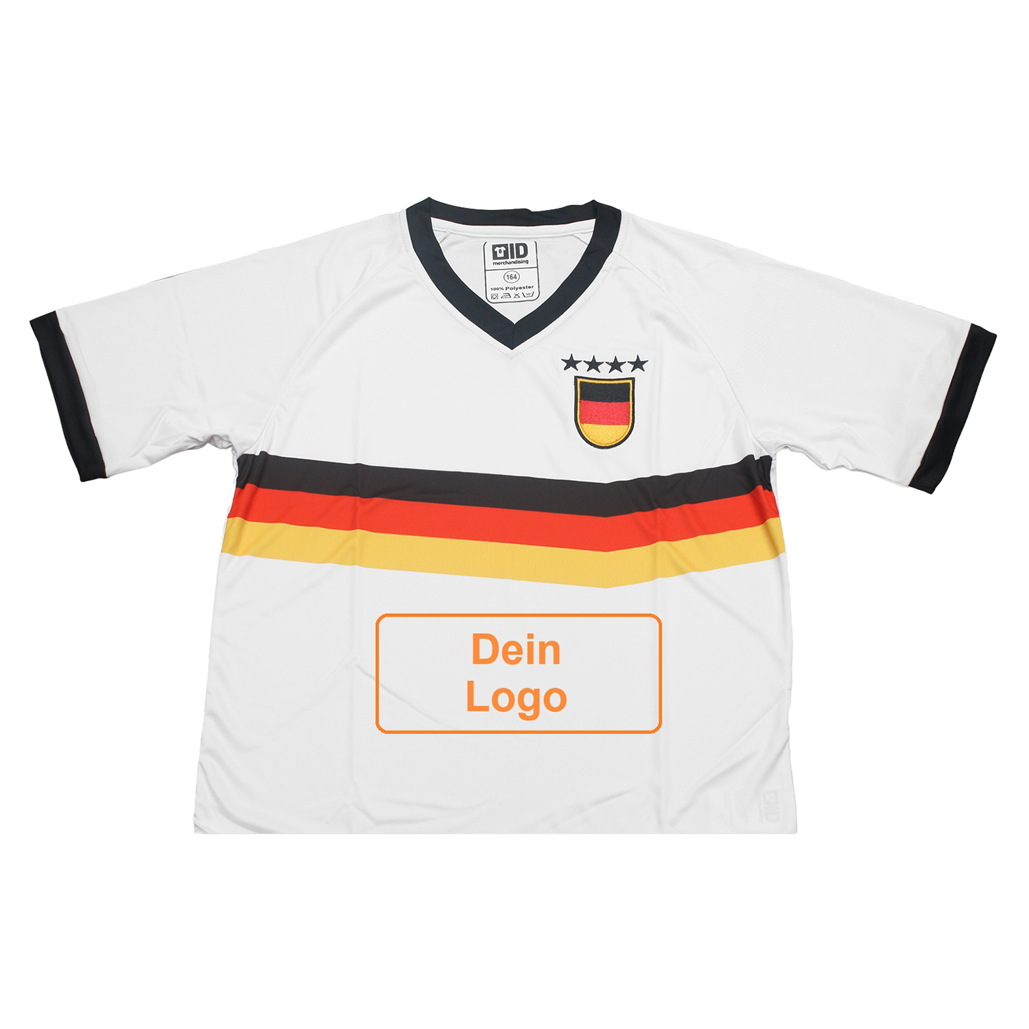 Trikot Deutschland weiß Brustring Promo
