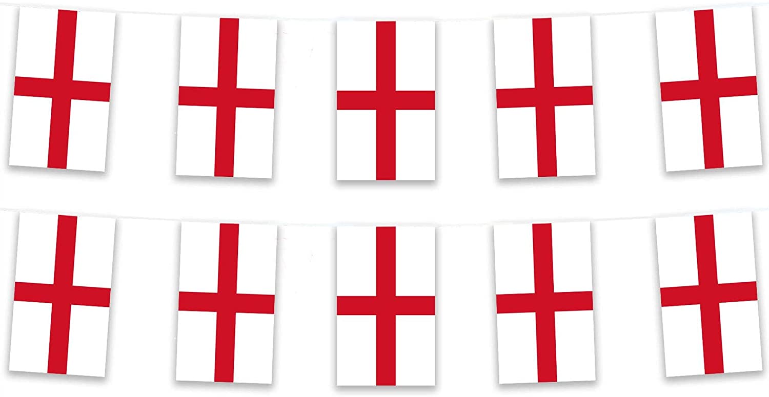 Wimpelkette England, 5 m Länge
