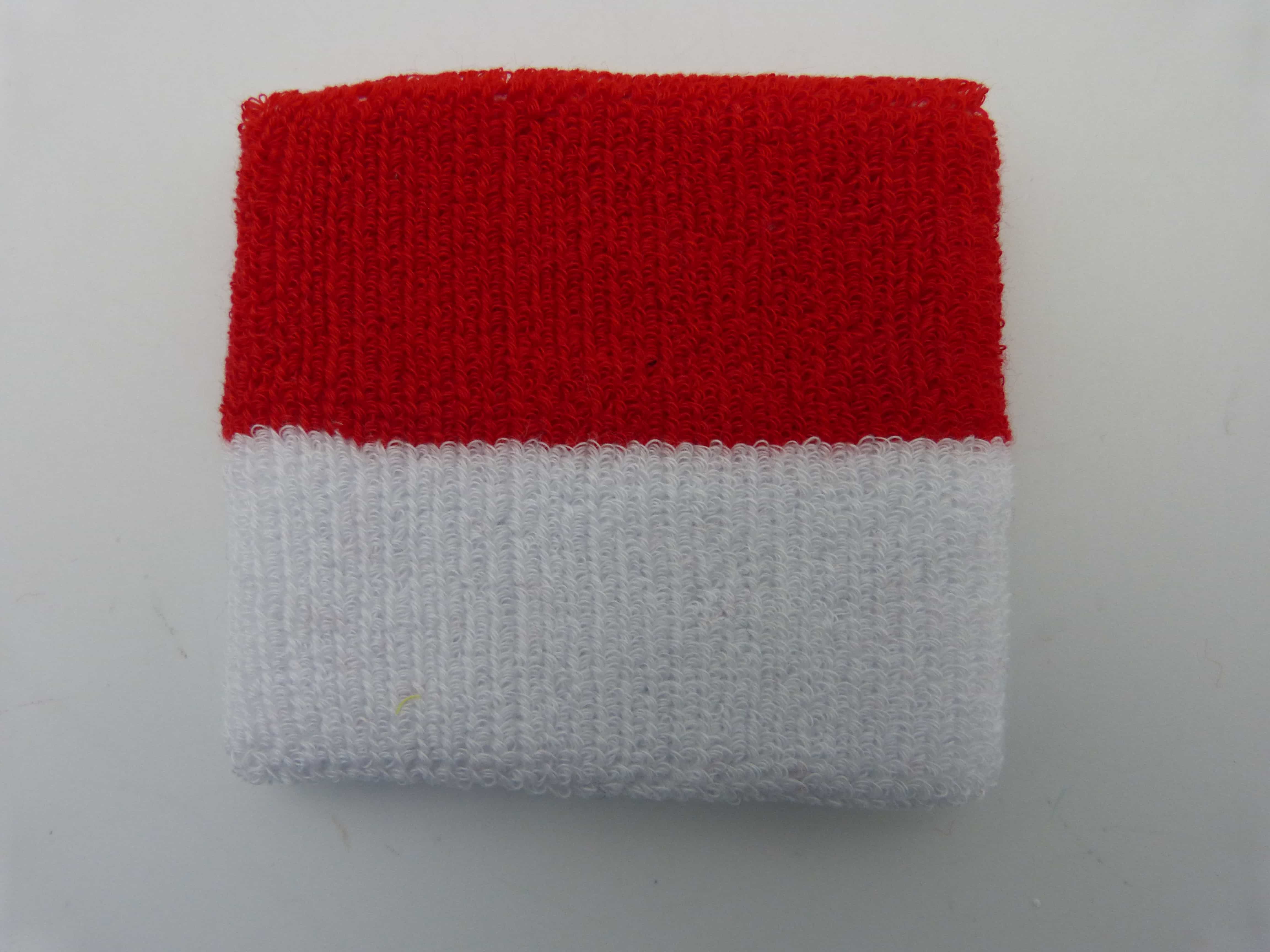 Pulsband Polen gestreift, rot-weiß