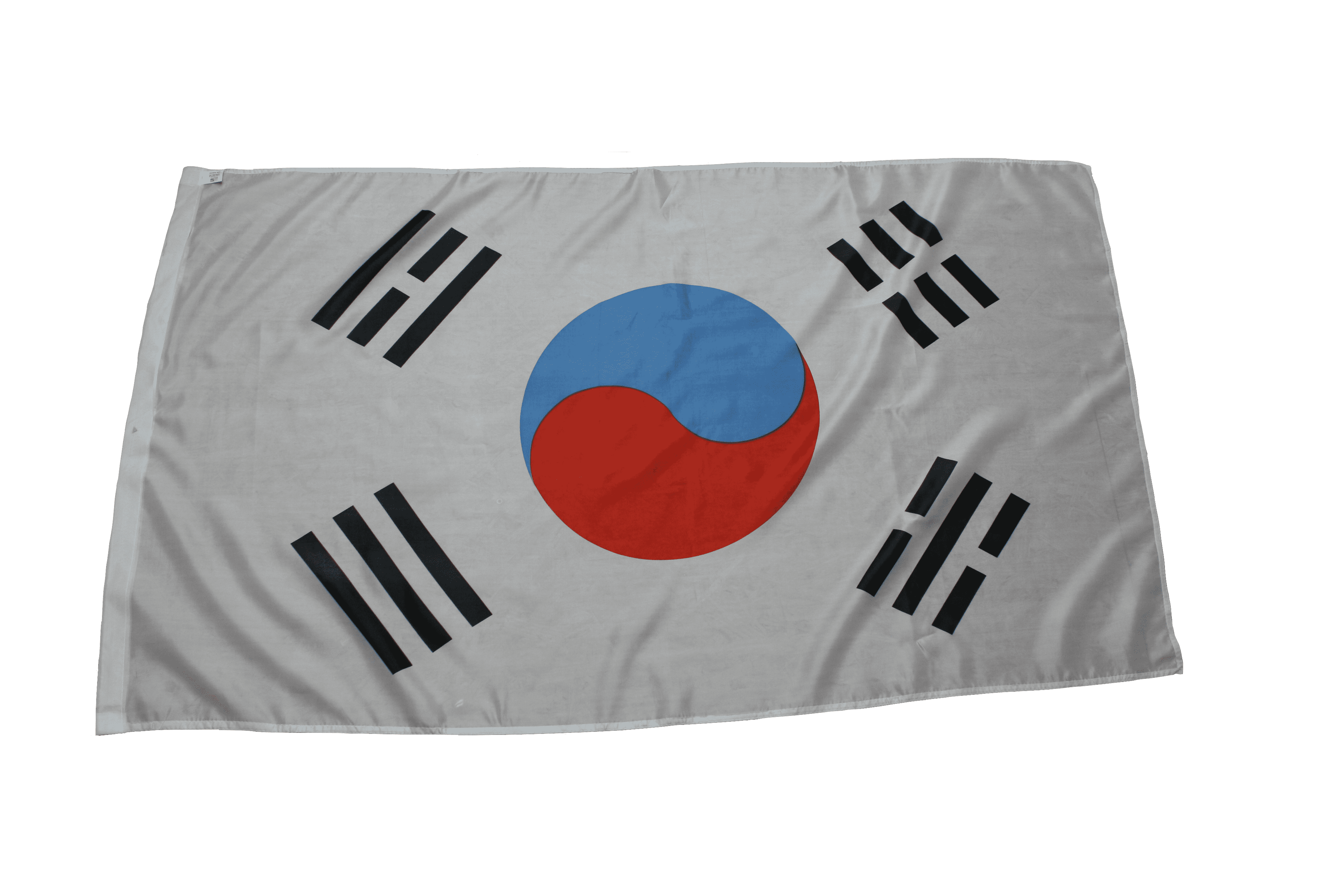 Seidenfahne Südkorea, 90x150 cm