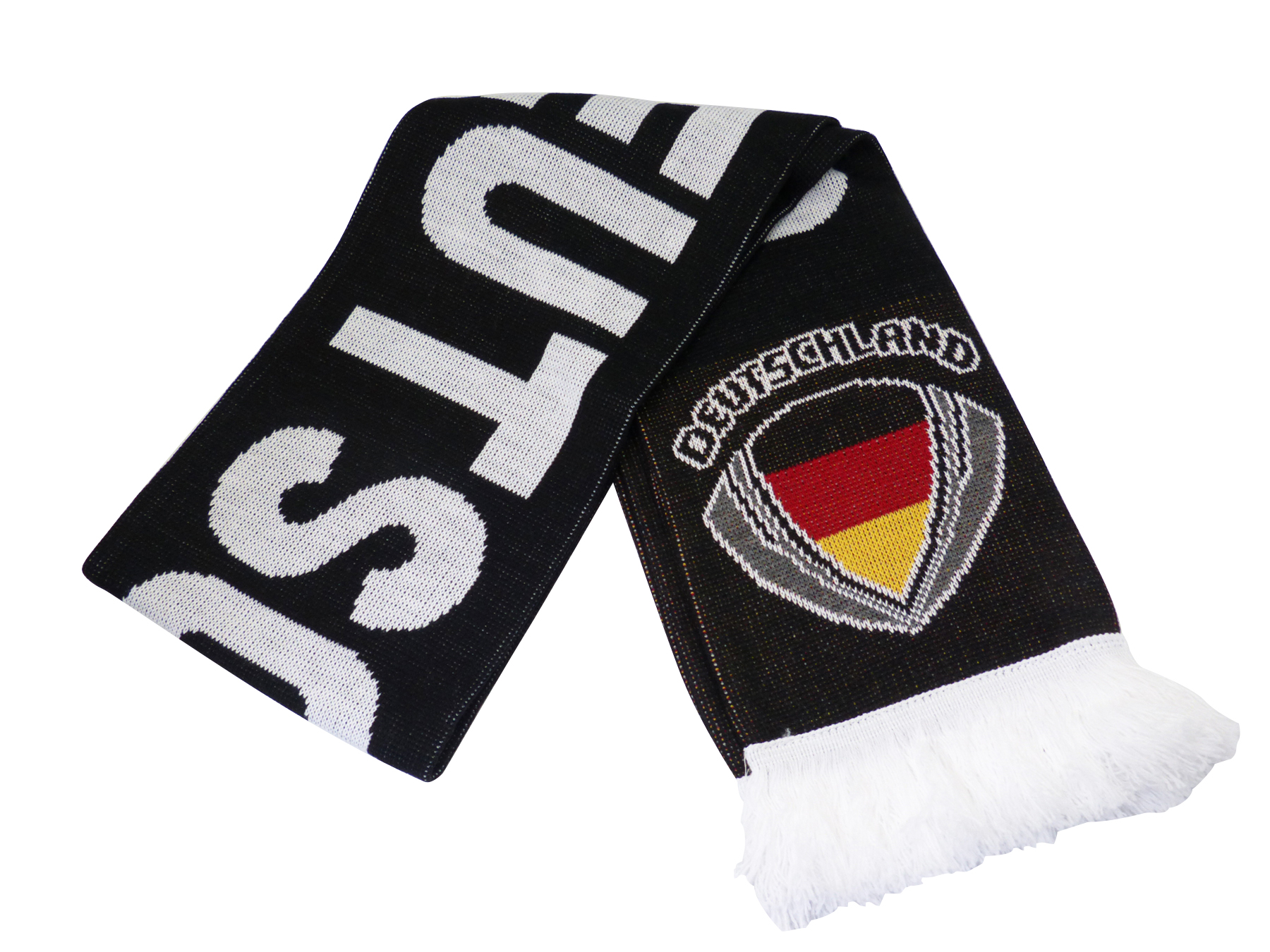 Schal Deutschland Promo gestrickt schwarz