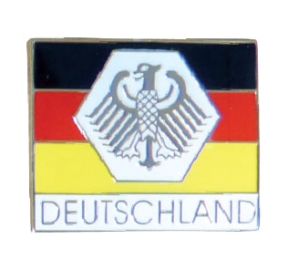 Pin Deutschland Fahne mit Adler