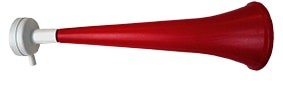 Fantröte, rot-weiß, 30 cm
