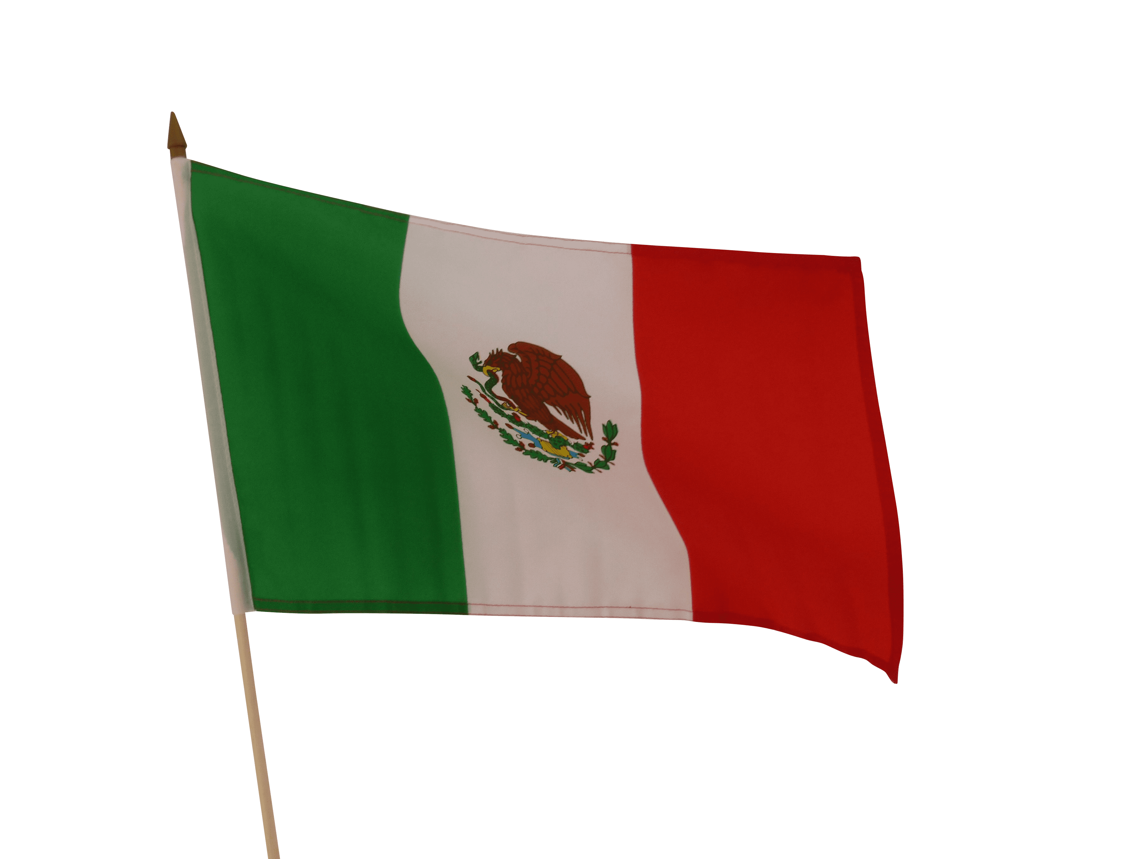 Stockfahne Mexico, 30x45 cm