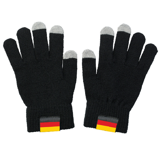 Handschuh Deutschland gestrickt mit Touch