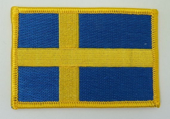 Aufnäher Schweden, Fahne