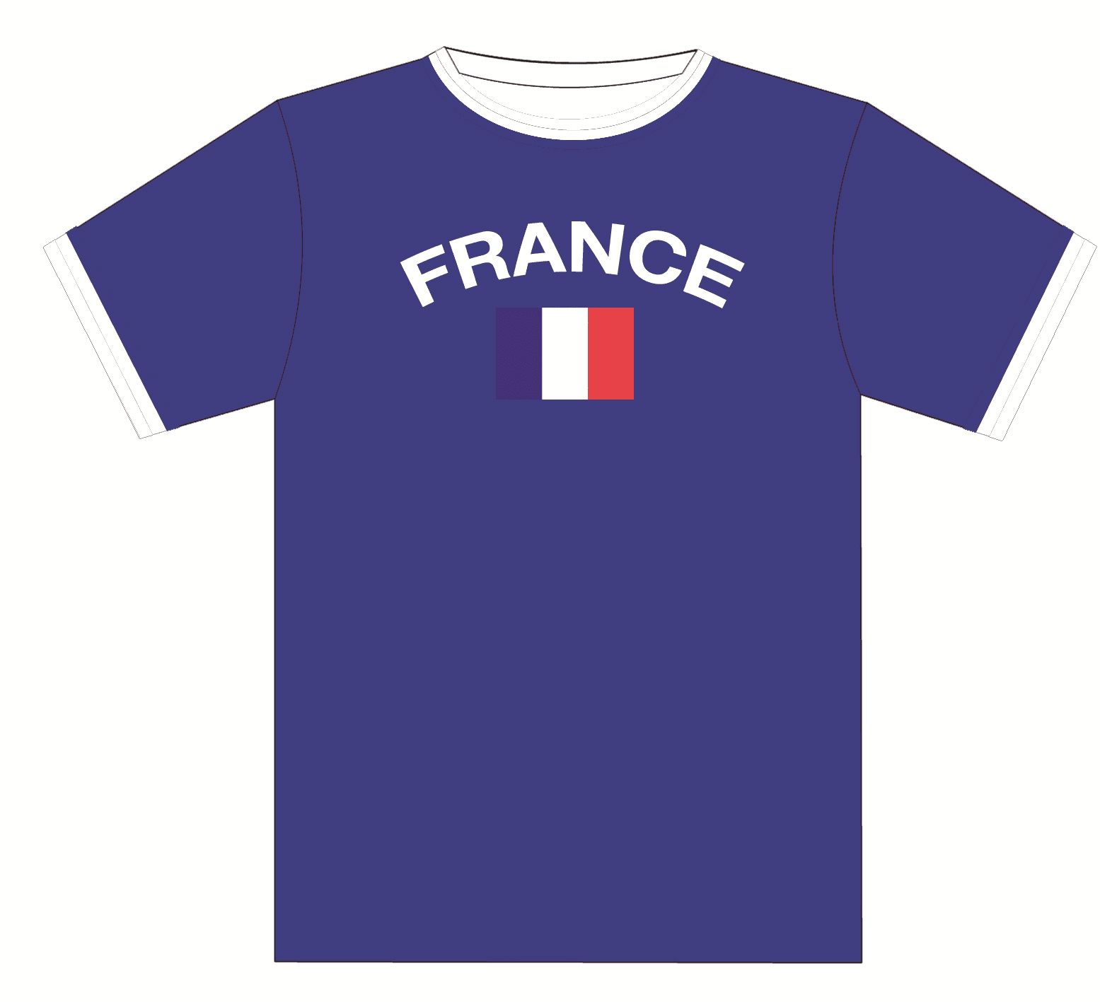 T-Shirt Frankreich