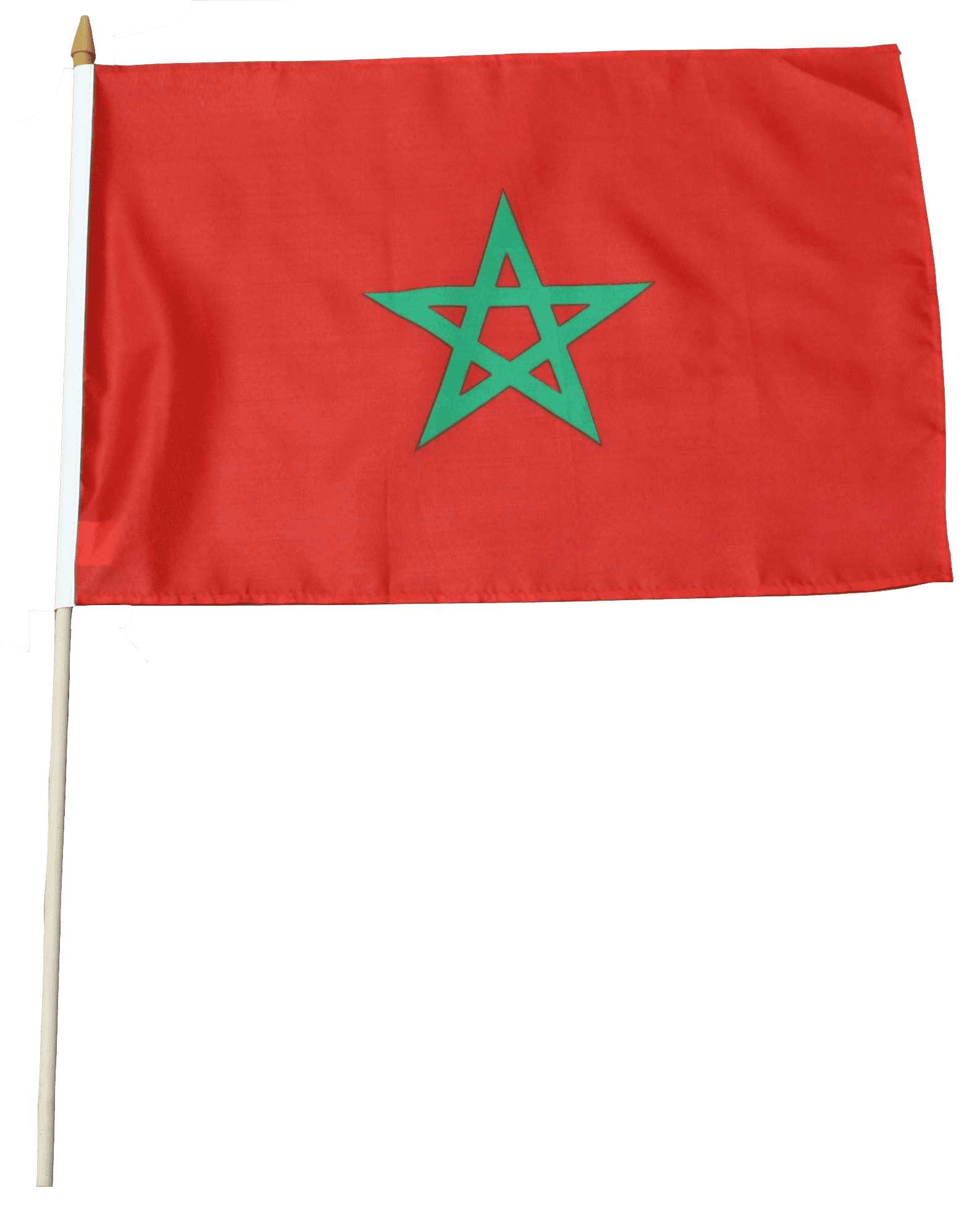 Stockfahne Marokko, 30x45 cm